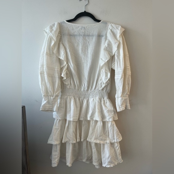 River Island Ruffled Eyelet Mini Dress (Size 10) - Picture 13 of 13